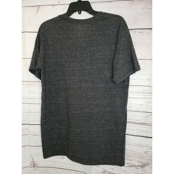 Men's Bean Town Fanatics Polyester Cotton Boston Bruins Gray T-Shirt with Yellow - Picture 8 of 9